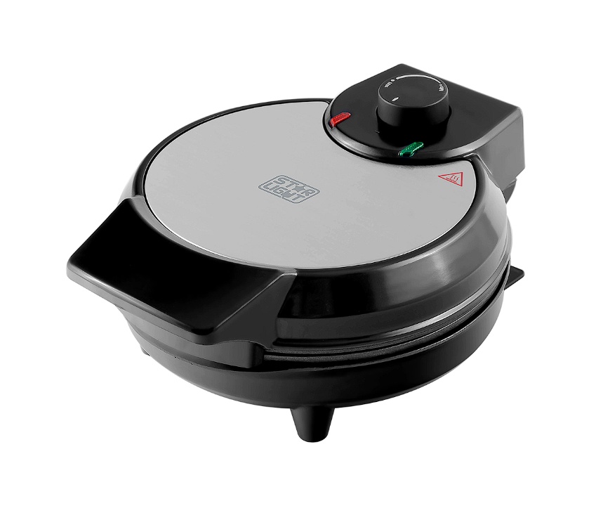 Aparat pentru preparat vafe/gofre Star-Light WMH-700W, 700W, Termostat ajustabil, Negru/Inox, Resigilat, Grad B