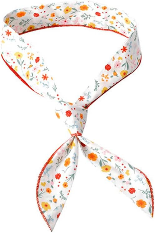 Bandana racoritoare pentru caini/pisici Yiwong, poliester, multicolor, marimea L
