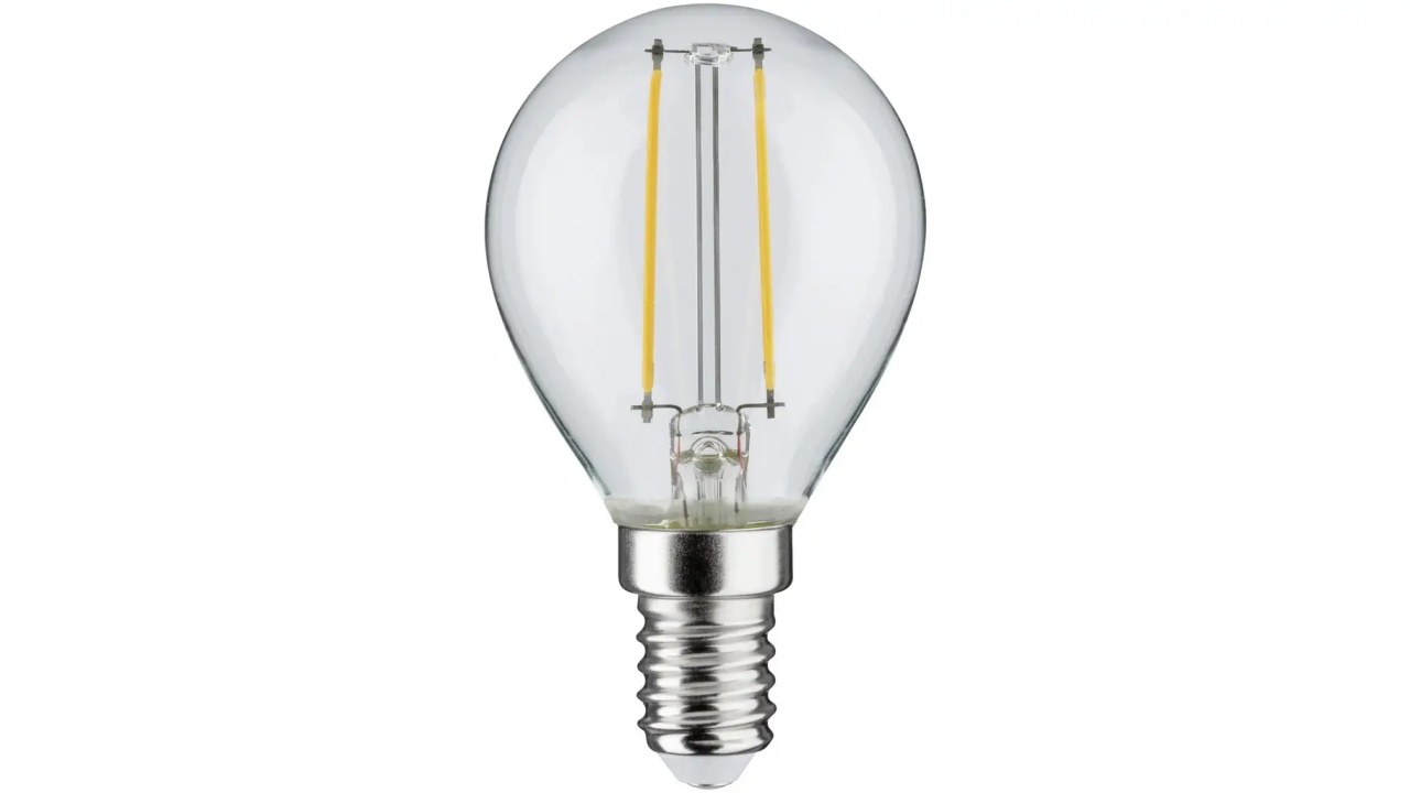 Bec Paulmann, LED, E14, metal/sticla, alb cald, 2,5W, 4,5 x 8 cm