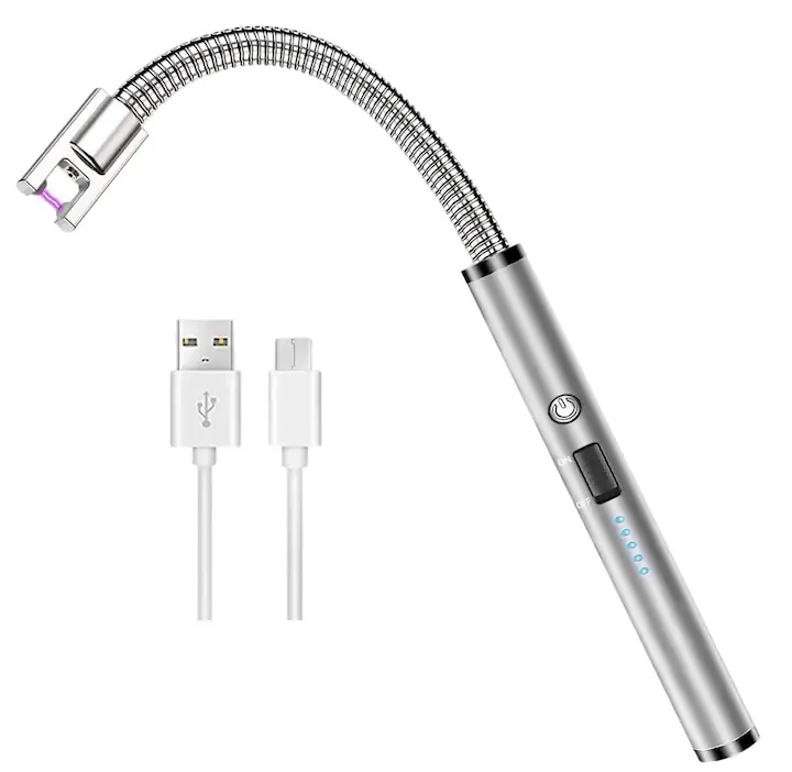 Bricheta electrica Aunek, zinc, argintiu, 230 mAh