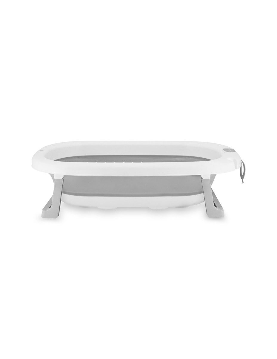 Cadita pliabila cu dop de scurgere, 0 Luni+, Momi Nata – Grey