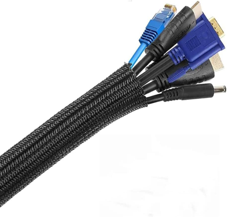 Canal pentru cabluri Ausolee, poliester, negru, 3 m X 13-20 mm