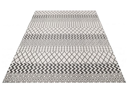 Covor Andas, 70/140 cm, textil, taupe/ crem