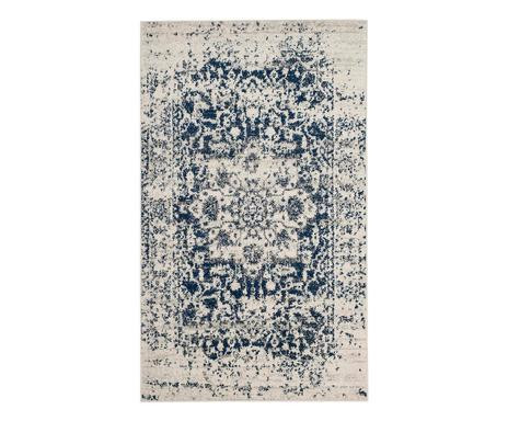 Covor Merryl, textil, crem/albastru inchis, 91 x 152 cm 152 imagine noua