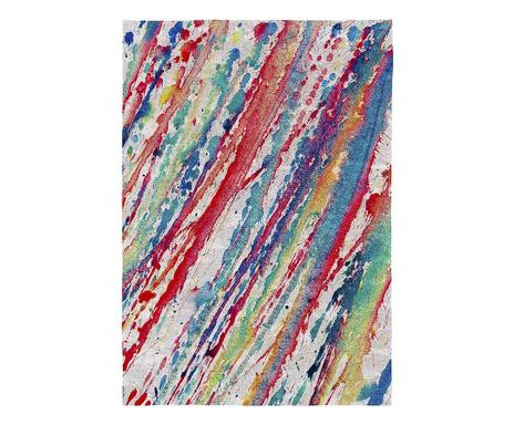 Covor Splash, bumbac, multicolor, 80 x 150 cm imagine noua 2022