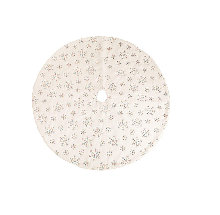 Covoras pentru brad Cantik, blana, multicolor, 122 cm