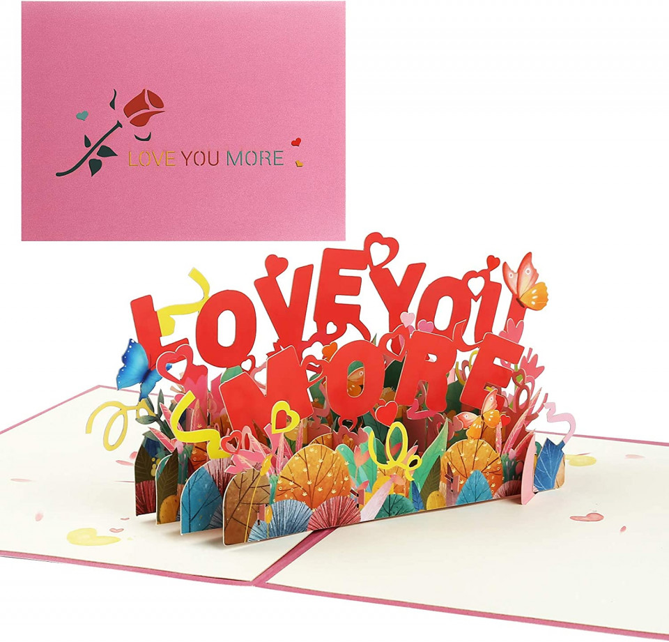 Felicitare de Valentine’s Day Kesote, hartie, multicolor, 20 x 15 cm Articole