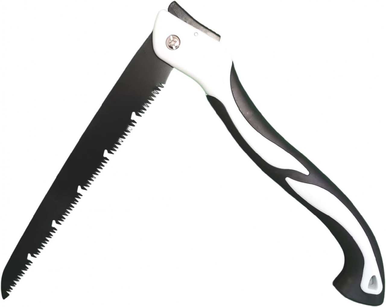 Fierastrau pliabil MANMEMU, otel inoxidabil/plastic, alb/negru, 62 cm