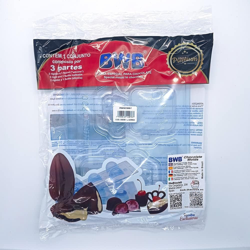 Poze Forma pentru ciocolata BWB 10200, silicon/plastic, transparent, 18,5 x 24 cm