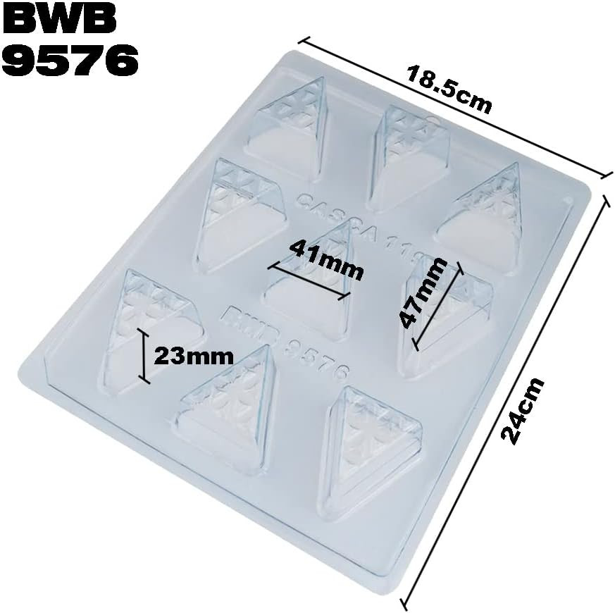 Poze Forma pentru ciocolata BWB 9576, silicon/plastic, transparent, 18,5 x 24 cm