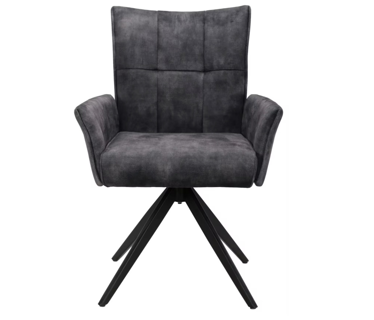 Fotoliu rotativ Hom\'in din catifea, 62/92/66 cm