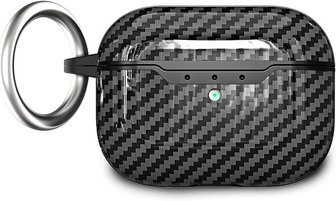 Husa de protectie pentru casti AirPods Pro 2 2022 AKABEILA, poliuretan , negru
