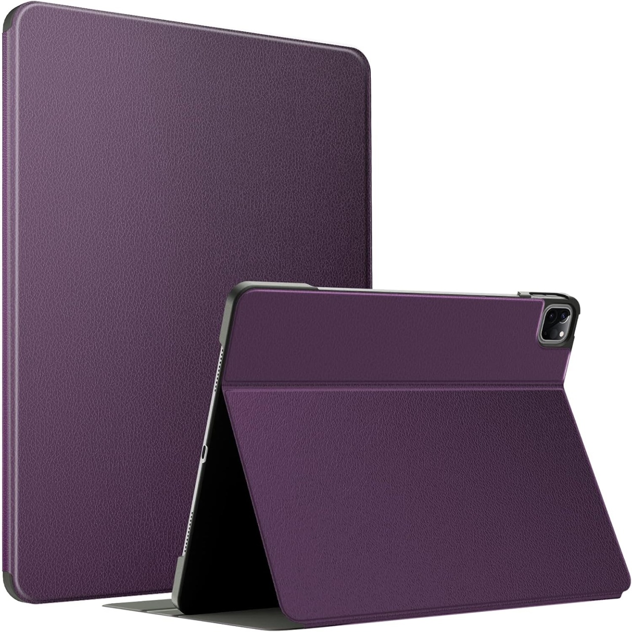 Husa de protectie pentru iPad Pro Soke, Piele Pu, violet, 12,9 inchi