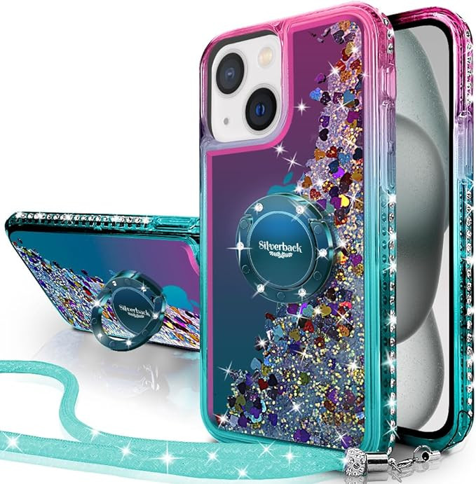 Husa Silverback pentru iPhone 15 Pro, polietilen tereftalat, multicolor, 6,1 inchi