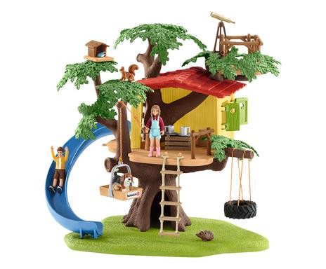 Jucarie casa din copac pentru copii, 29.5 x 30.0 cm chilipirul-zilei.ro
