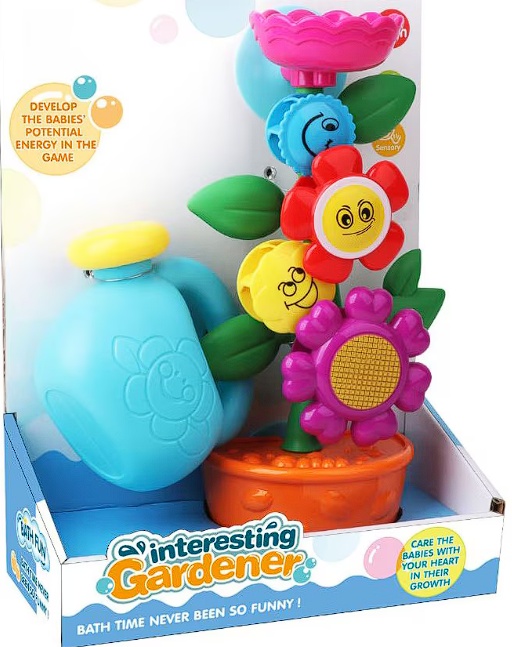 Jucarie de baie Mappy flori multicolore, Resigilat, Grad A