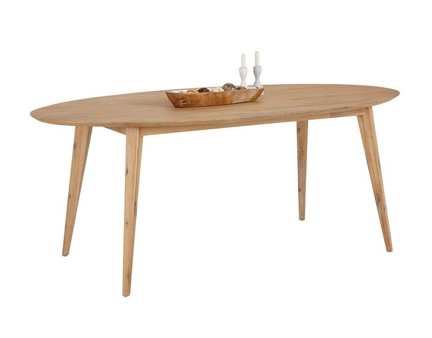 Masa de living Olivia by Home Affaire, lemn masiv de salcam, natur, 200 x 100 x 78 cm chilipirul-zilei.ro imagine noua elgreco.ro