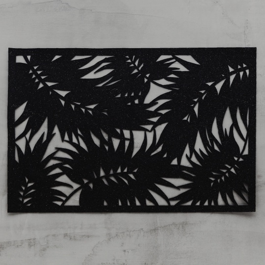 Napron-negru GLAMP 45x30 cm