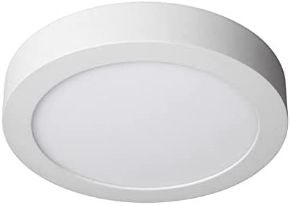 Plafoniera LEDUNI ®, plastic, alb, LED, 20 W, 220 V, lumina rece, 6000 K, 225 x 40 mm 220