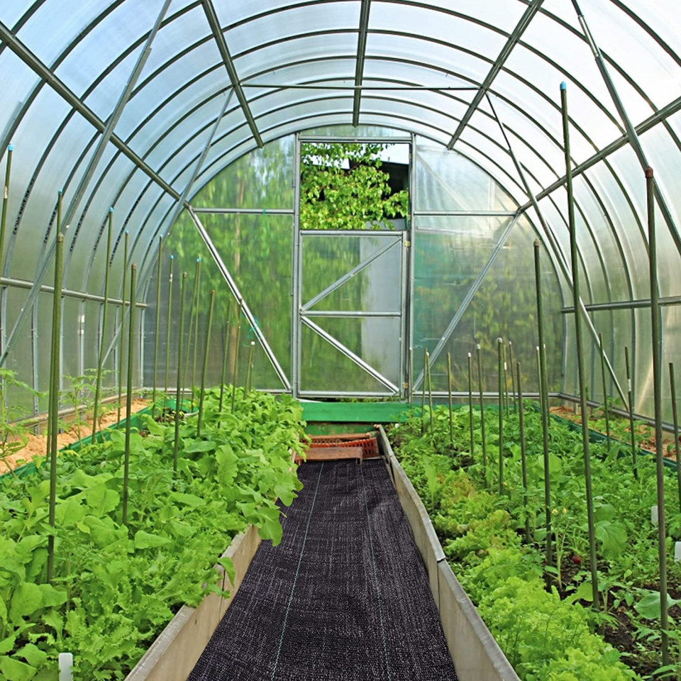 Poze Plasa impotriva buruienilor LGJIAOJIAO, tesatura, negru, 2 x 5 m