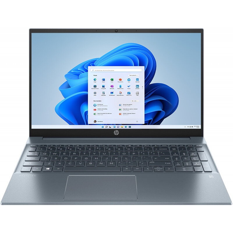 RESIGILAT Laptop HP 15.6\'\' Pavilion 15-eh1005nq, FHD IPS, Procesor AMD Ryzen™ 7 5700U (8M Cache, up to 4.3 GHz), 8GB DDR4, 512GB SSD, Radeon, Win 11