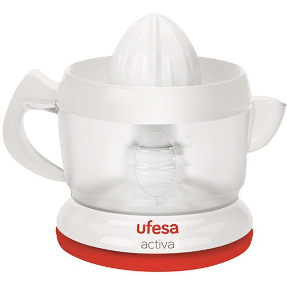 RESIGILAT Storcator de citrice Ufesa EX4935, 40W, 0.6L, alb-rosu