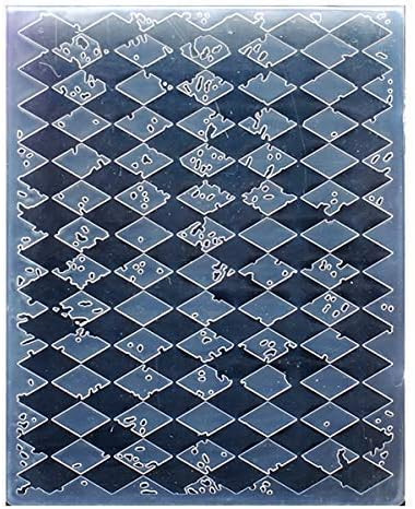 Sablon in relief pentru proiecte artizanale din hartie Kwan Crafts, plastic, transparent, 12,1 x 15,2 cm