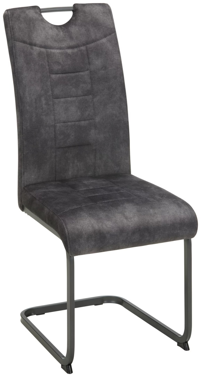 Scaun de bucatarie Ruby 2, antracit, 43/100/58 cm