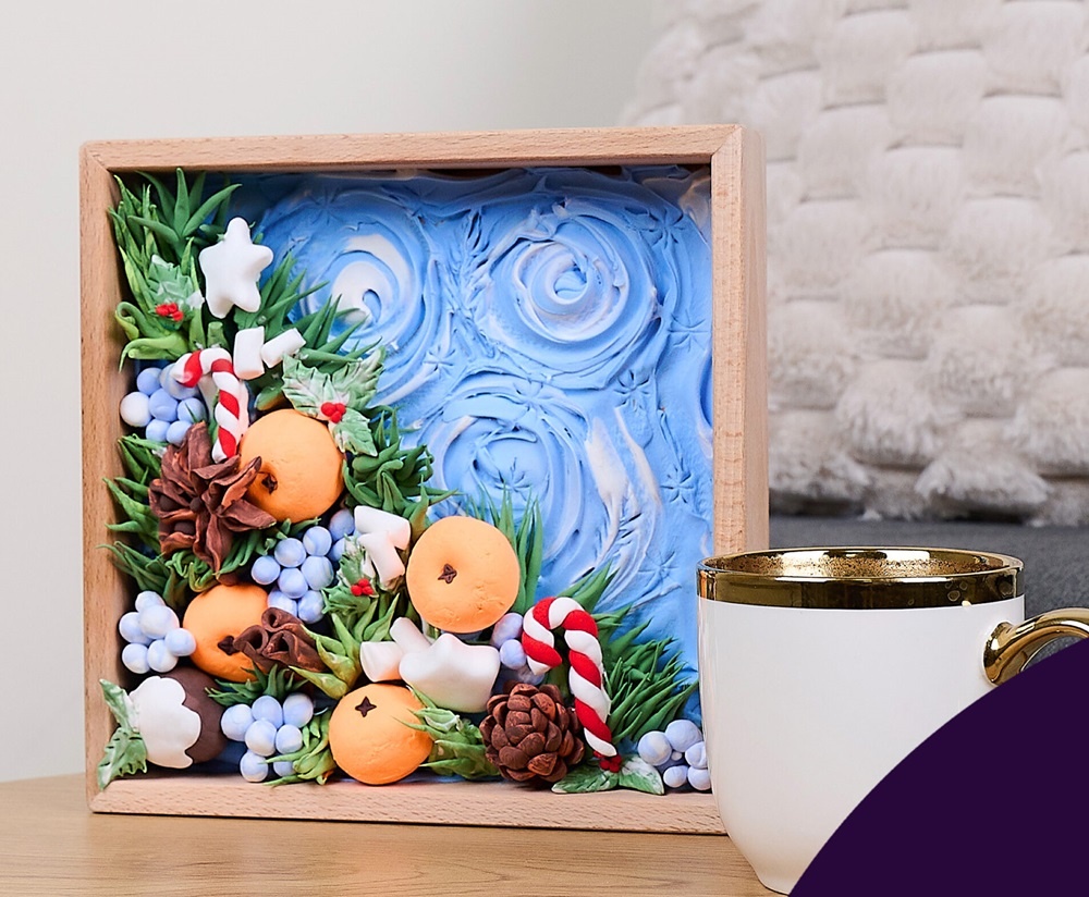 Set creatie Wood & Craft - Succulents, 21*21cm - Joy