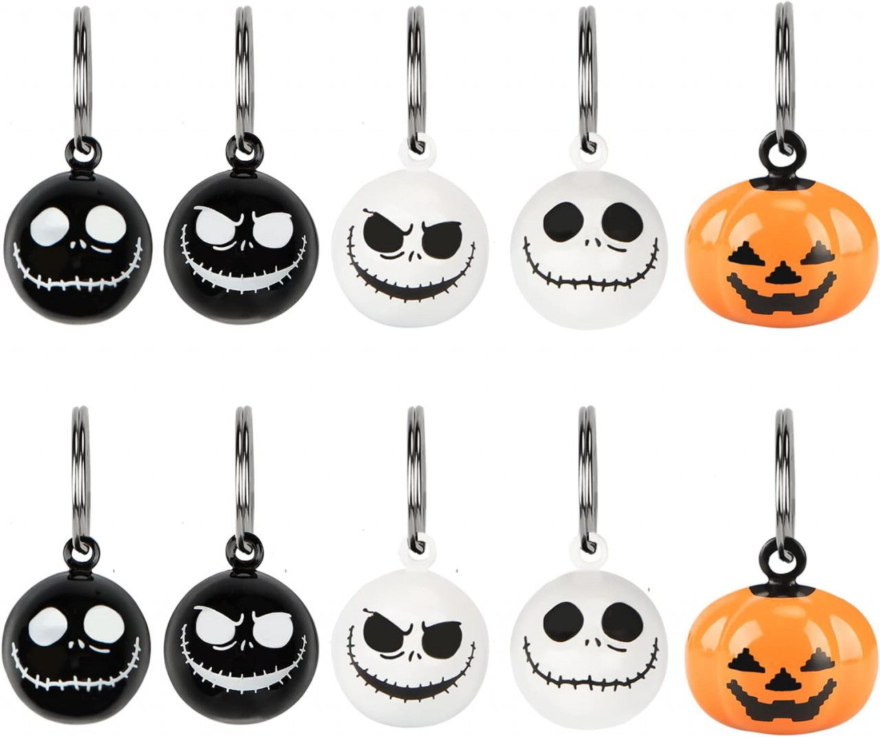 Set de 10 clopotei pentru Halloween Jognee, cupru, multicolor