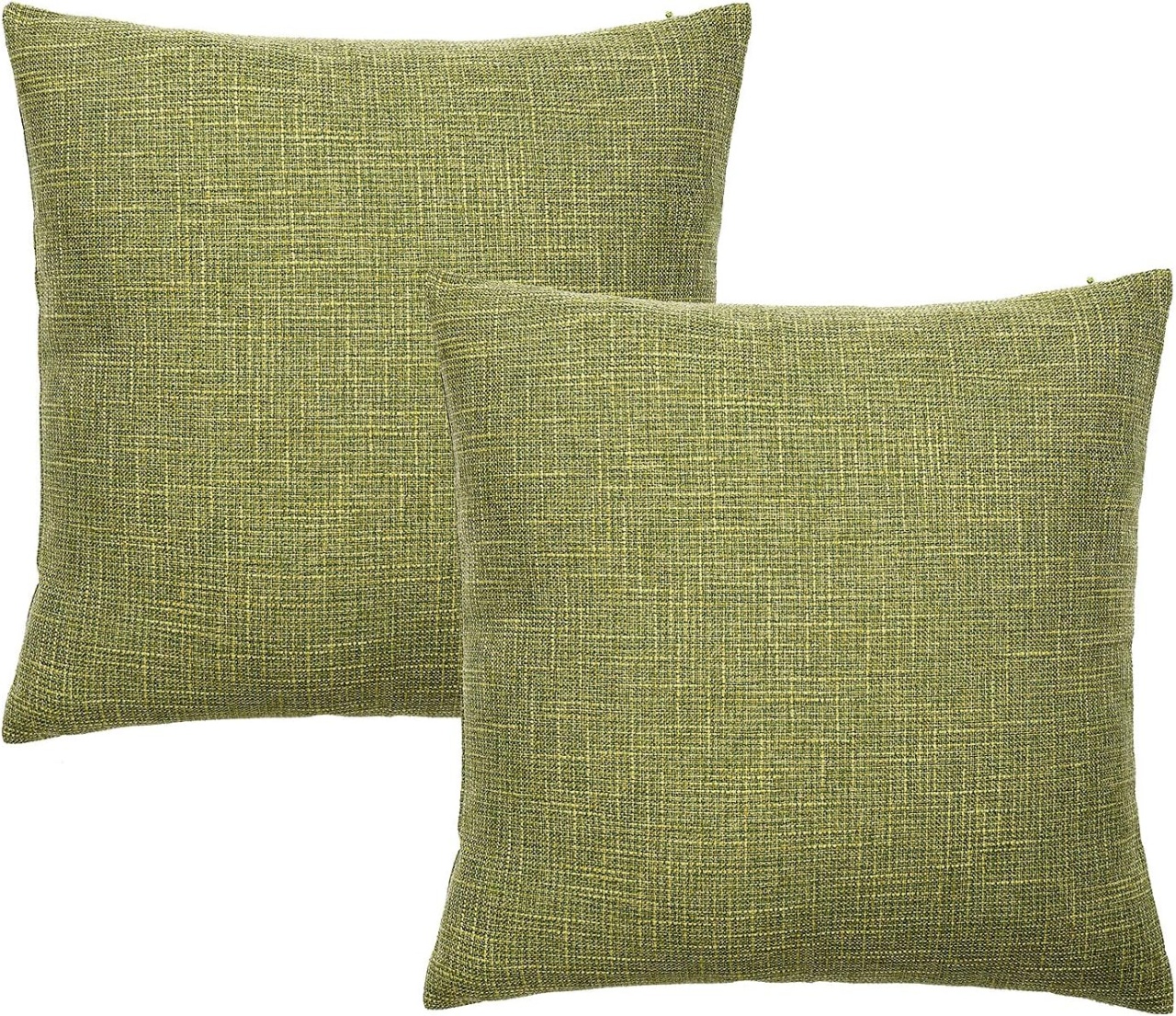 Set de 2 huse pentru perna Tan.Tomi, in, verde deschis, 45 x 45 cm