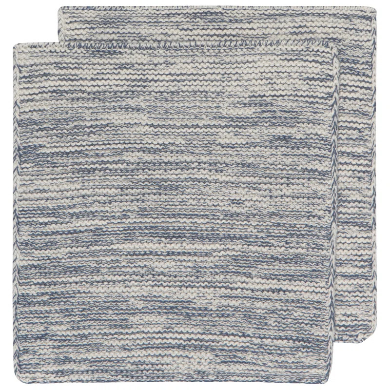 Set de 2 lavete 17 Stories, bumbac, gri, 20 x 20 cm
