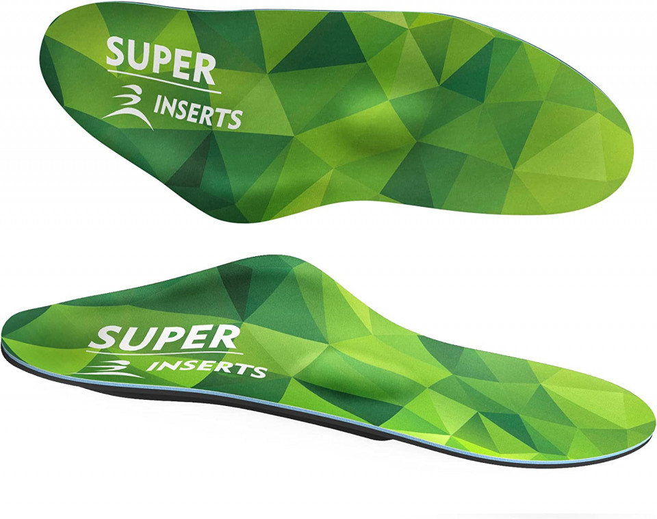 Set de 2 talpici Supinserts, spuma EVA, verde, marimea L