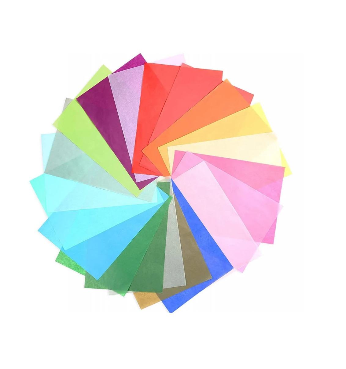 Set de 200 coli de hartie pentru artizanat Naler, multicolor, 210 x 297 mm