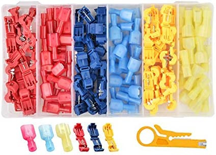 Set de 360 conectori pentru cabluri Ysislybin, cupru/plastic, rosu/albastru/galben 360