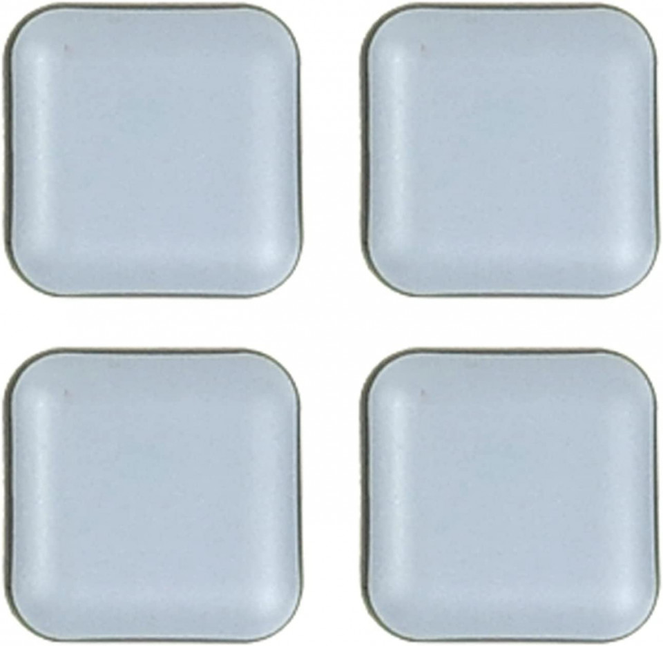 Set de 4 protectii pentru mutarea mobilierului Hasware, EVA/polipropilena, albastru deschis, 24 x 24 mm accesorii imagine 2022