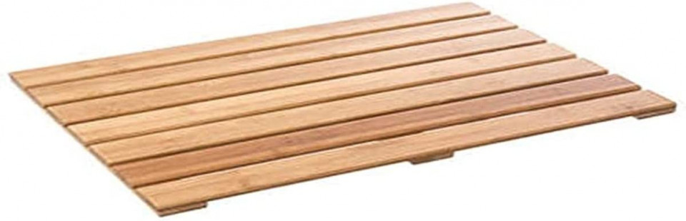 Set de 5 gratare pentru baie/piscina, lemn de bambus, natur, 53 x 36 x 1,6 cm 16