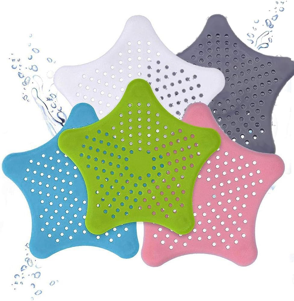 Set de 5 site pentru scurgere NanZYang, silicon, multicolor, 15 x 15 cm