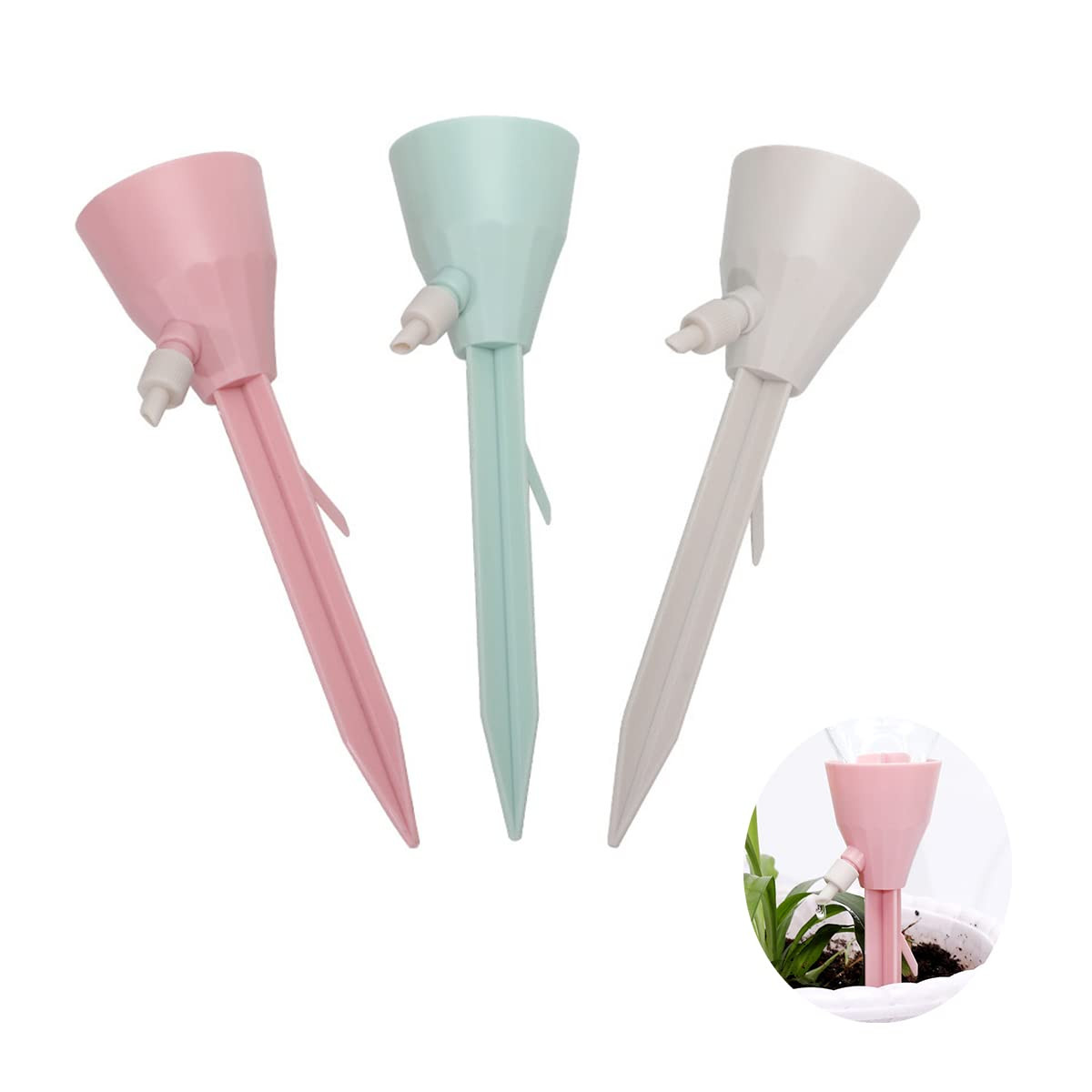 Set de 6 picuratoare BIGJIYU, ABS, multicolor