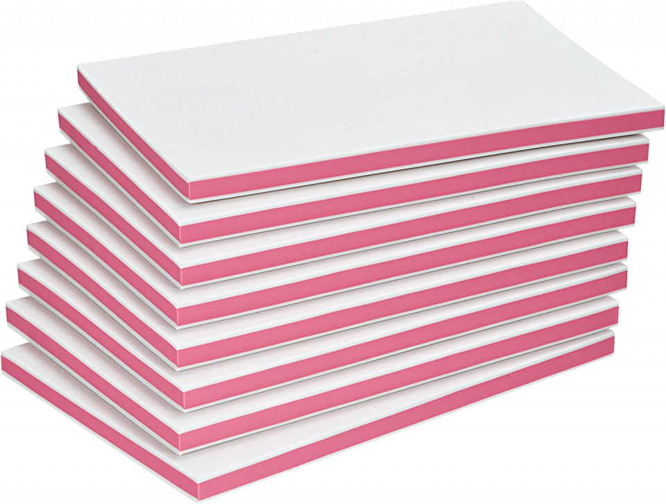 Set de 8 blocuri pentru sculptat Sourcing Map cauciuc termoplastic, roz/alb, 15 x 10 x 0,8 cm Arte și meșteșuguri 2023-09-25