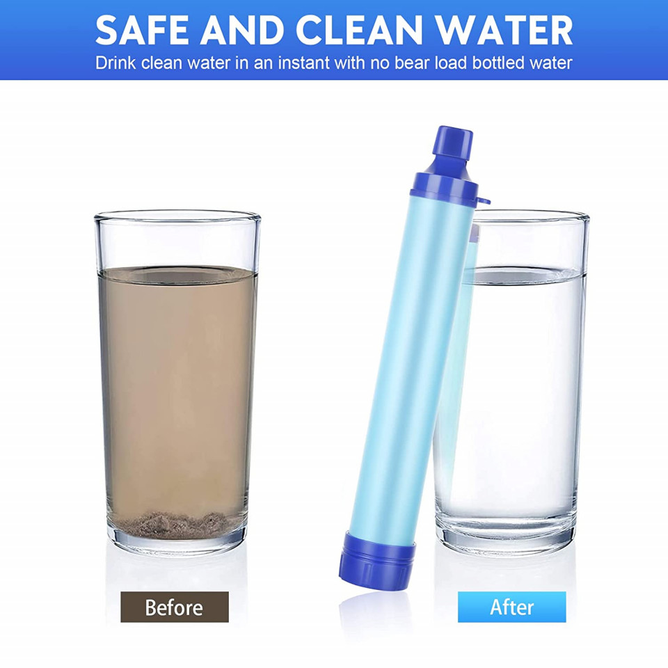 Poze Set de accesorii pentru filtrarea apei Vintoney, plastic, alb/albastru, 6 piese
