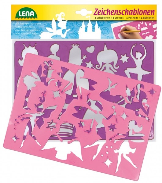Set sabloane Lena Printesa si Balerina