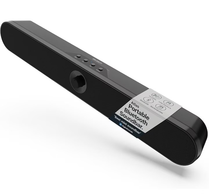 Soundbar Majority, Atlas, Bluetooth, PC, Wireless, AUX, 20 W, negru, resigilat