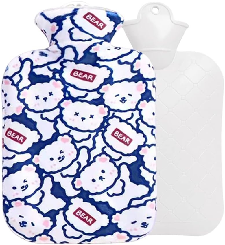 Sticla de apa calda pentru copii Sunshine smile, termoplastic/textil, multicolor, 25 x 17 cm , 750 ml
