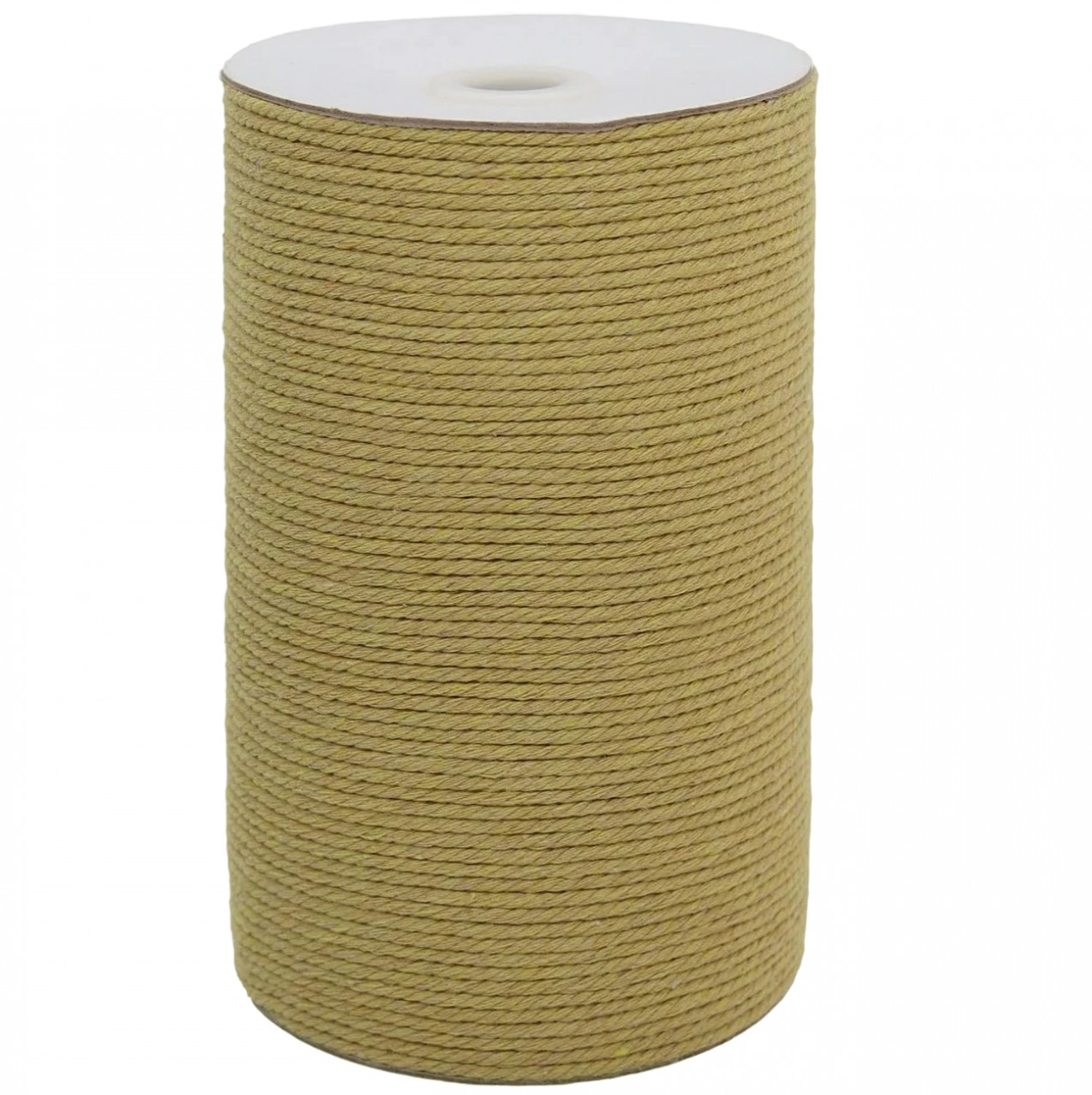Sul de ata pentru macrame Suntq, bumbac, kaki, 200 m X 3 mm