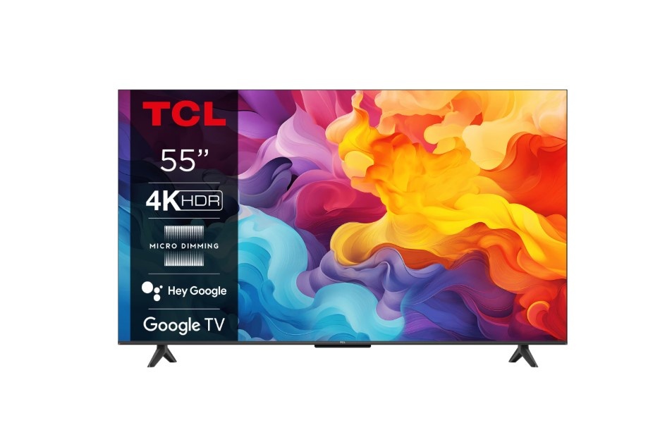 Televizor TCL LED 55V6B, 139 cm, Smart Google TV, 4K Ultra HD, Clasa E, RESIGILAT, 1 AN GARANTIE