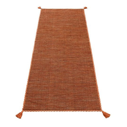 Traversa Theko Exclusiv, textil, teracota, 67 x 230 cm