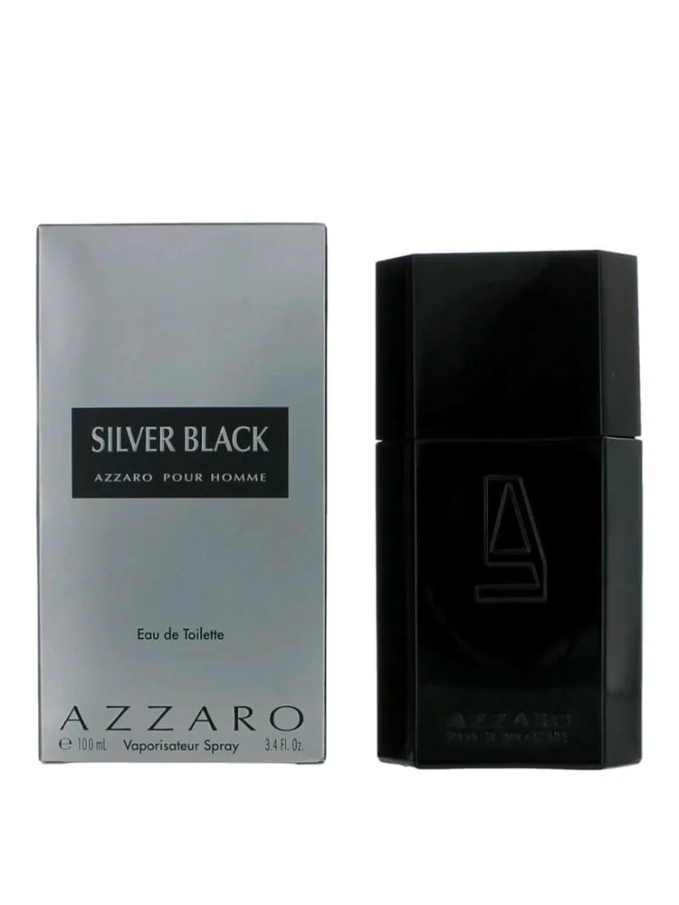 Apa de Toaleta Azzaro Silver Black, Barbati, 100ml