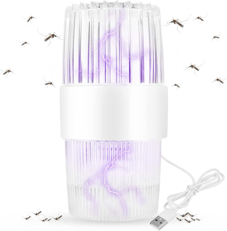 Aparat electric anti-insecte EKKONG, plastic, alb, 14,3 x 20,9 cm