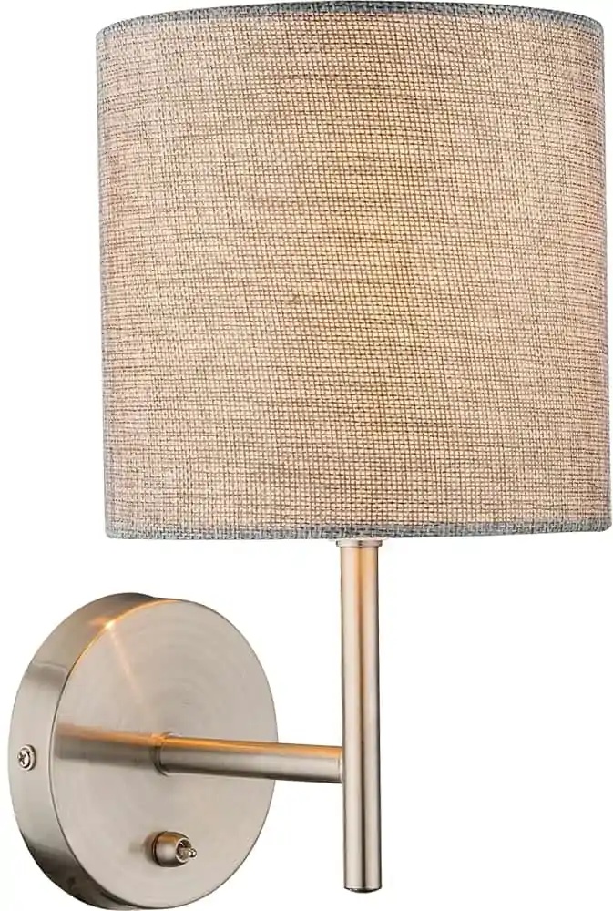 Aplica Globo Lighting Theo, 1xE14, crom satinat-maro